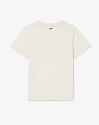 T-shirt coton imprim&eacute; crocodile