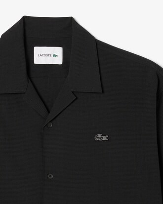 Chemise légère tissu perforé relaxed fit