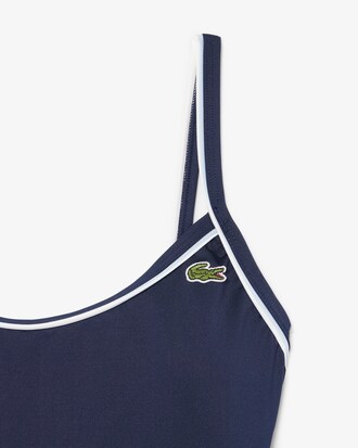 Maillot de bain une pi&egrave;ce avec liser&eacute;s