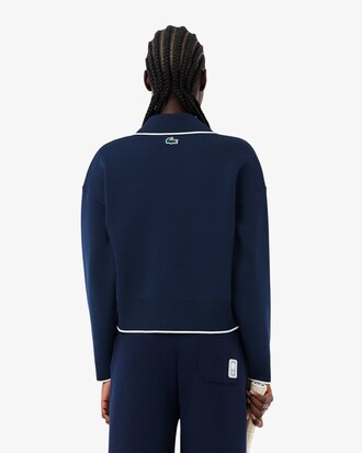 Sweatshirt col polo Tennis H&eacute;ritage