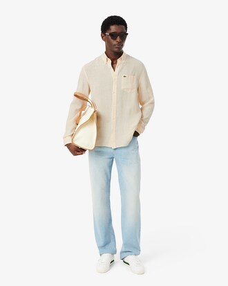 Chemise regular fit en lin