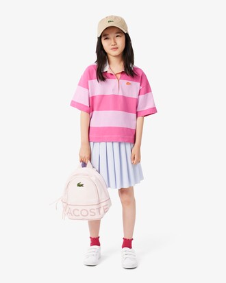 Polo rugby oversize coton ray&eacute;