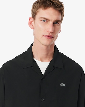Chemise légère tissu perforé relaxed fit
