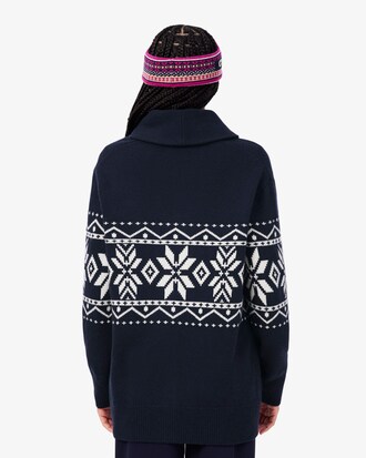 Cardigan jacquard R&eacute;&eacute;dition d'Archives