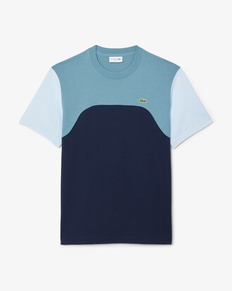 T-shirt color-block jersey de coton