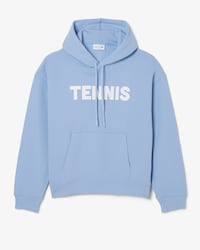 Sweatshirt &agrave; capuche imprim&eacute; tennis