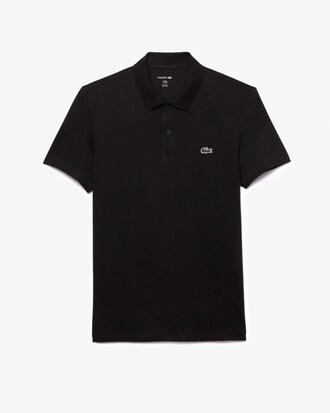 Polo regular fit en coton m&eacute;lang&eacute;