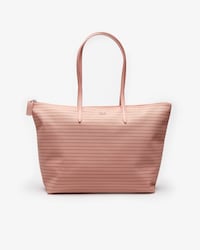 Grand sac cabas zippé L.12.12 Concept rayé