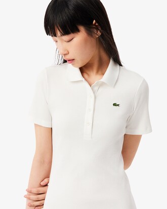Robe polo longue coton côtelé