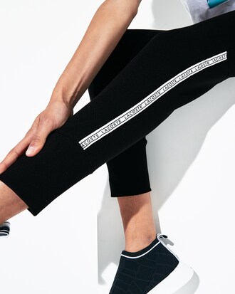 Jogging Tennis Lacoste SPORT en molleton avec bandes signature