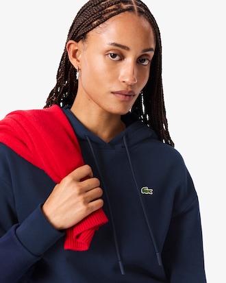 Sweatshirt à capuche oversize molleton