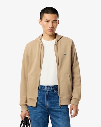 Sweatshirt à capuche zippé molleton