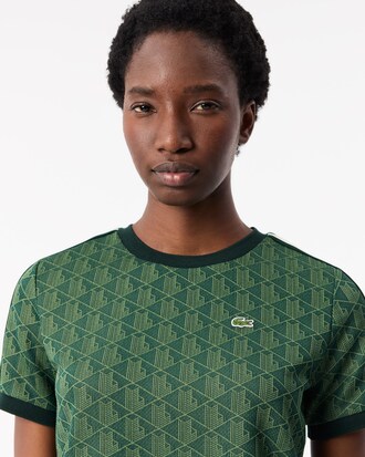 T-shirt slim fit jacquard monogramme