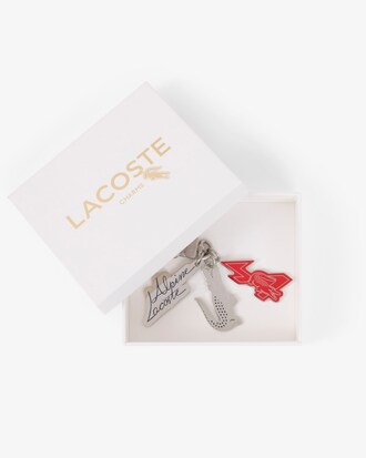 Porte-cl&eacute;s charms Lacoste x Alpine