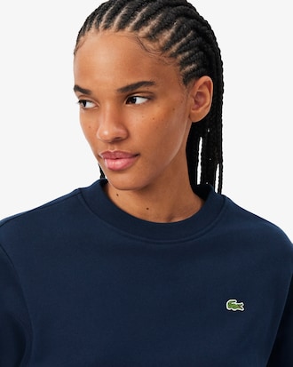 Sweatshirt relaxed fit col rond molleton