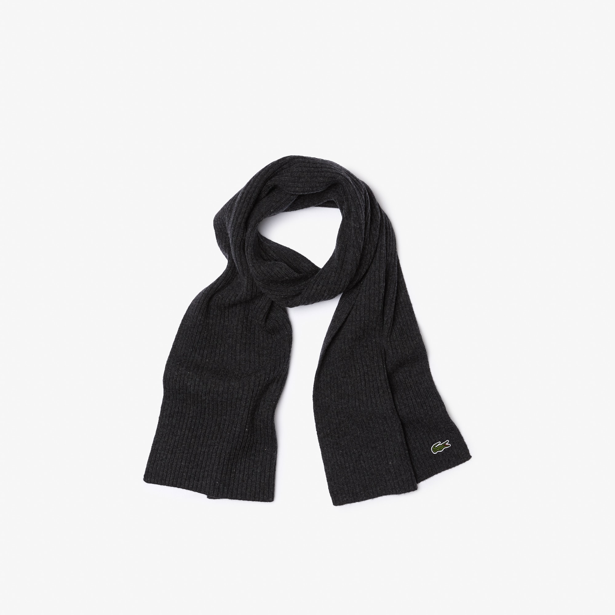 echarpe lacoste grise