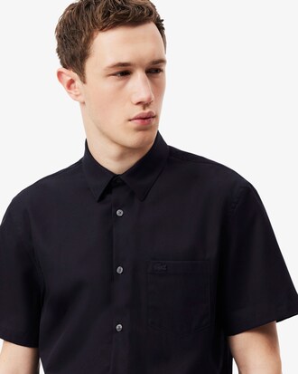 Chemise manches courtes regular fit coton