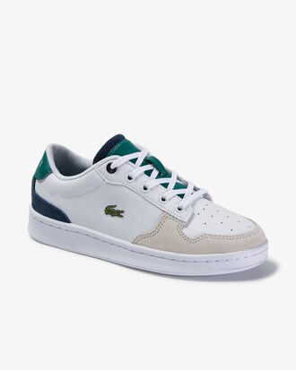 Sneakers Masters Cup enfant en cuir et daim