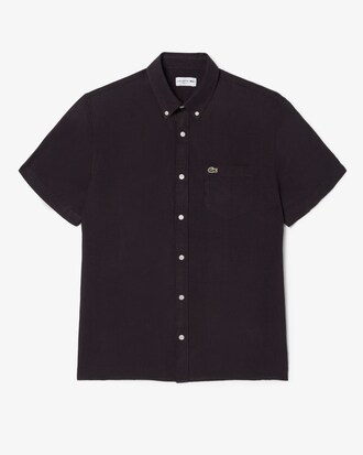 Chemise manches courtes en lin