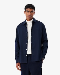 Chemise coton textur&eacute; regular fit