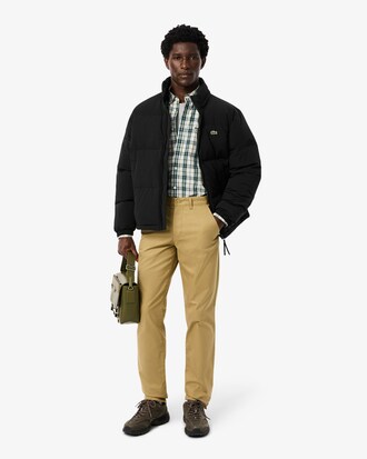 Chemise regular fit popeline à carreaux