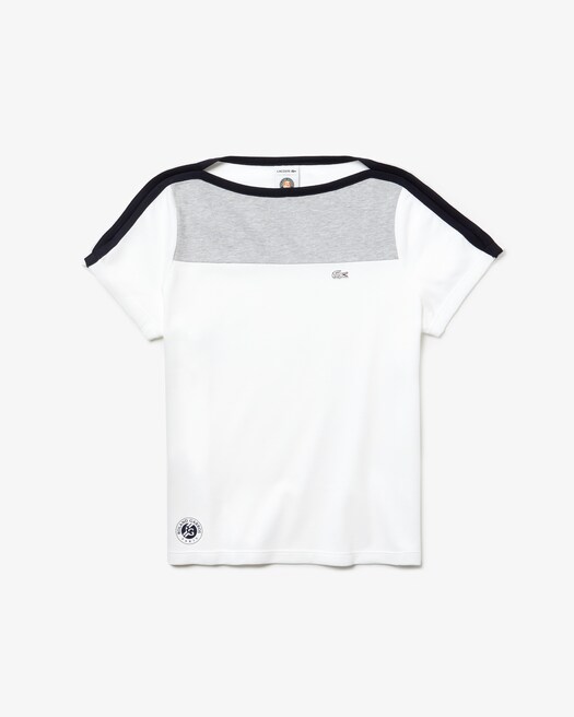 Blanc / Gris Chiné / Bleu Marine