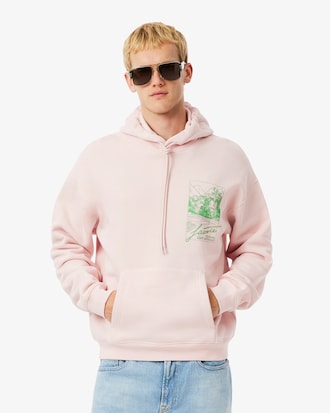 Sweatshirt à capuche molleton imprimé