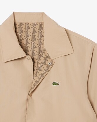Veste réversible bi-matière monogramme
