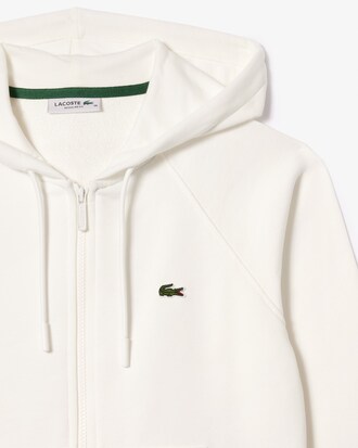 Sweatshirt zippé à capuche molleton