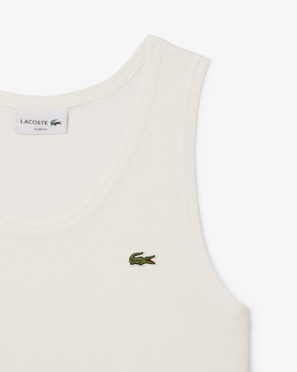 Débardeur slim fit coton côtelé