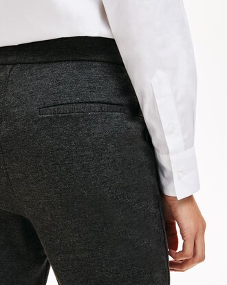 City jogging en maille stretch unie avec chevilles resserrées