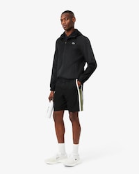 Short Tennis léger bandes color-block