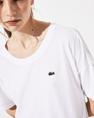 T-shirt Tennis Lacoste SPORT ample et fluide avec bande signature
