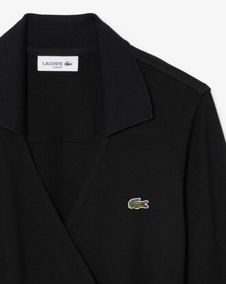 Robe polo portefeuille mini Piqu&eacute; stretch