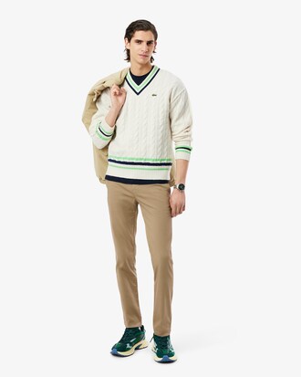 Pantalon chino slim coton stretch