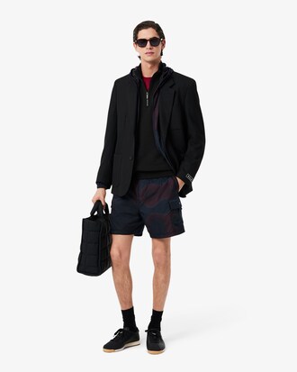 Sweatshirt col montant zippé molleton