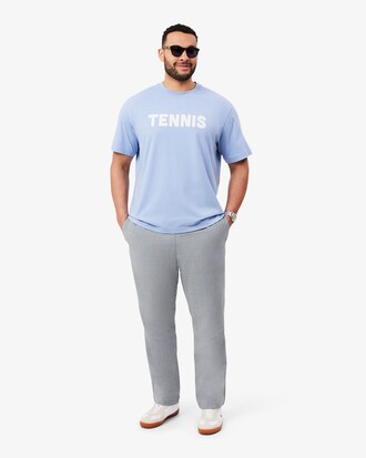 Pantalon chino regular fit flanelle de laine