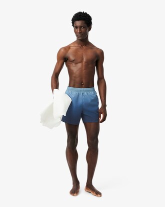 Short de bain court imprimé dégradé