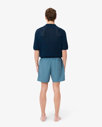 Short de bain mi-long uni