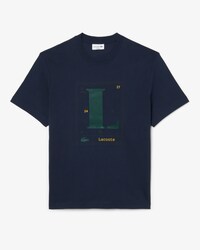 T-shirt jersey coton imprim&eacute; graphique
