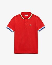 Polo Enfant Lacoste classic fit en petit piqu&eacute; 2 fils