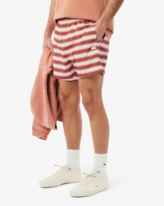 Short de bain court à rayures