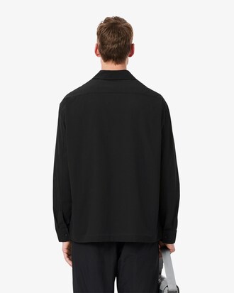 Chemise légère tissu perforé relaxed fit