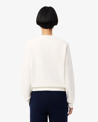 Sweatshirt relaxed fit col rond molleton