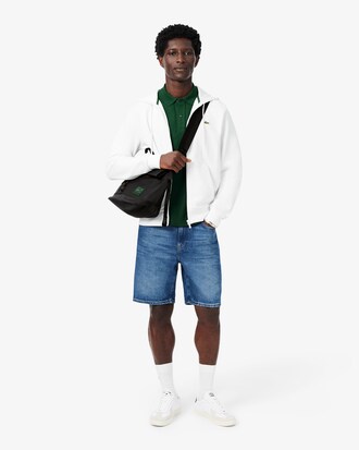 Sweatshirt zipp&eacute; classic fit molleton