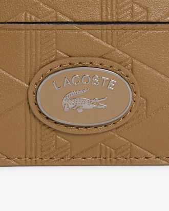 Porte-cartes monogramme en cuir