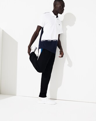 Pantalon de surv&ecirc;tement Lacoste SPORT color-block avec bandes signature