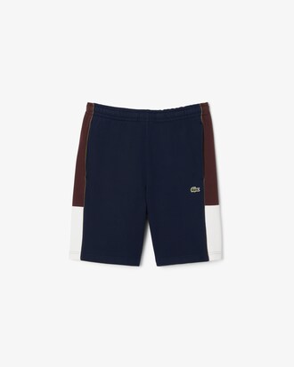 Short molleton color-block