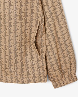 Veste réversible bi-matière monogramme