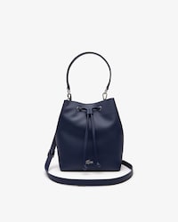 Sac seau double port&eacute; Daily Classic en toile enduite piqu&eacute;e unie